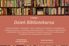 8 maja Dzień Bibliotekarza i Bibliotek