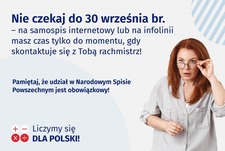 Czy pamiętasz, że spis trwa do 30 września br.? 