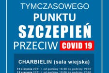 Gmina Włoszakowice, OSP Włoszakowice zapraszają do Tymczasowego Punktu Szczepień przeciw COVID-19