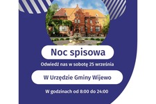 Noc spisowa w Urzędzie Gminy Wijewo