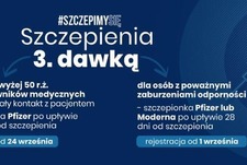 Przypominająca trzecia dawka szczepionki przeciw COVID-19 dla osób po 50. roku życia