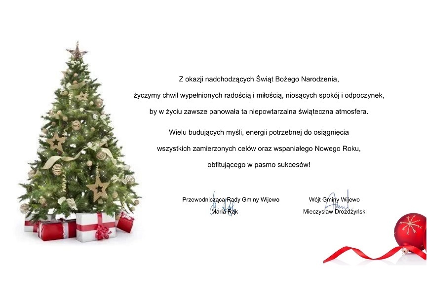 plakat z życzeniami