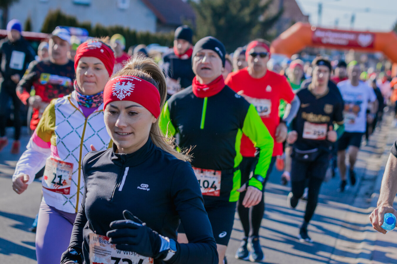 Zdjęcie uczestników biegu 