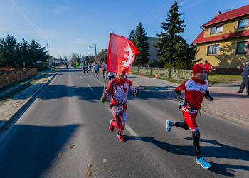 Zdjęcie uczestników biegu 