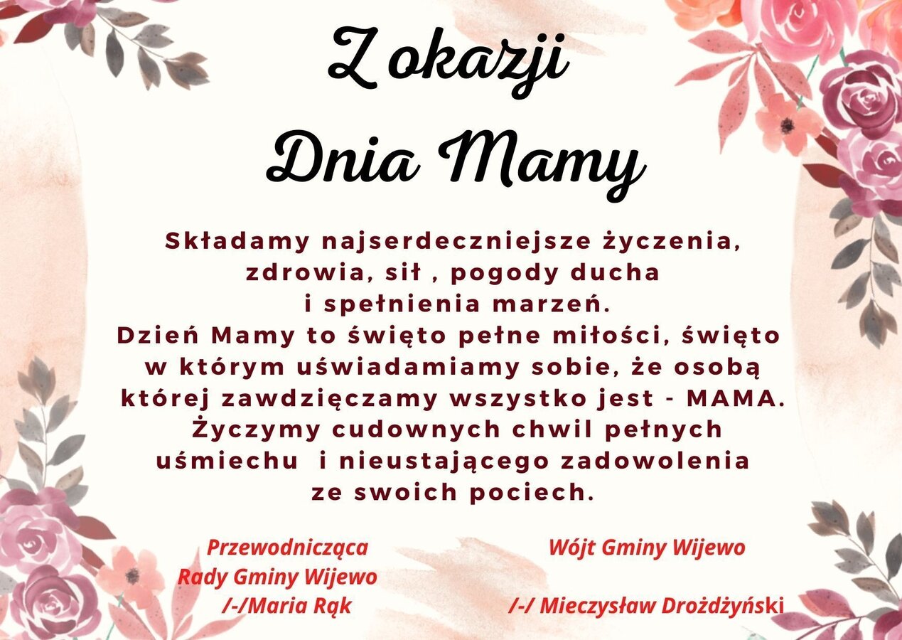 życzenia z okazji Dnia Mamy