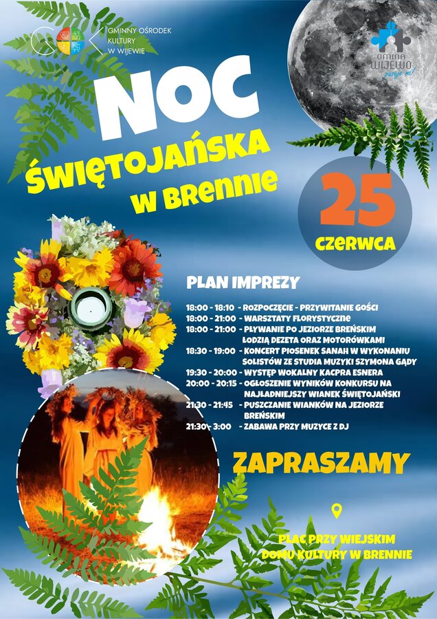 plakat dotyczący wianek