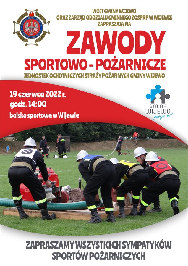 plakat zawody strażackie