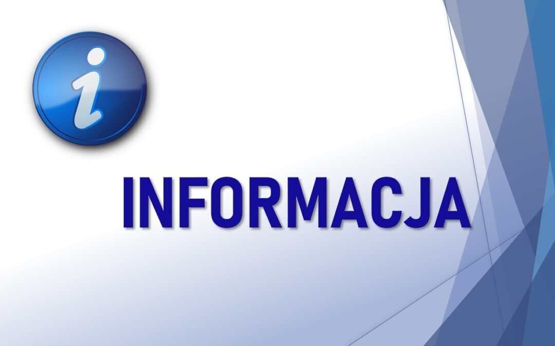 obraz z napisem informacja