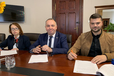 Podpisanie umowy dotyczącej realizacji projektu pn.„Zagospodarowanie przestrzeni publicznej poprzez wykonanie toru rowerowego typu pumptrack w miejscowości Brenno”