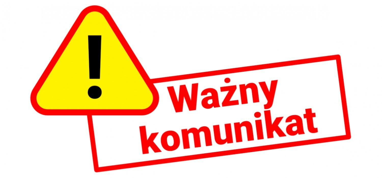 NAPIS WAŻNY KOMUNIKAT