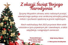 Życzenia z okazji Świąt Bożego Narodzenia