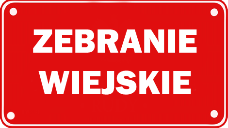 napis zebranie wiejskie