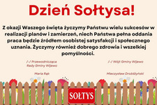 Życzenia z okazji dnia Sołtysa