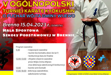 Zapraszamy na V Ogólnopolski Turniej Karate Kyokushin o puchar Wójta Gminy Wijewo