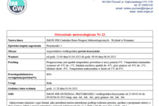 Ostrzeżenie meteorologiczne