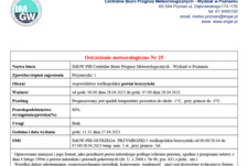 Ostrzeżenie meteorologiczne