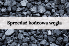 Sprzedaż końcowa węgla