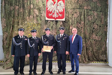 Uroczyste obchodny Dnia Strażaka w Komendzie Miejskiej PSP w Lesznie