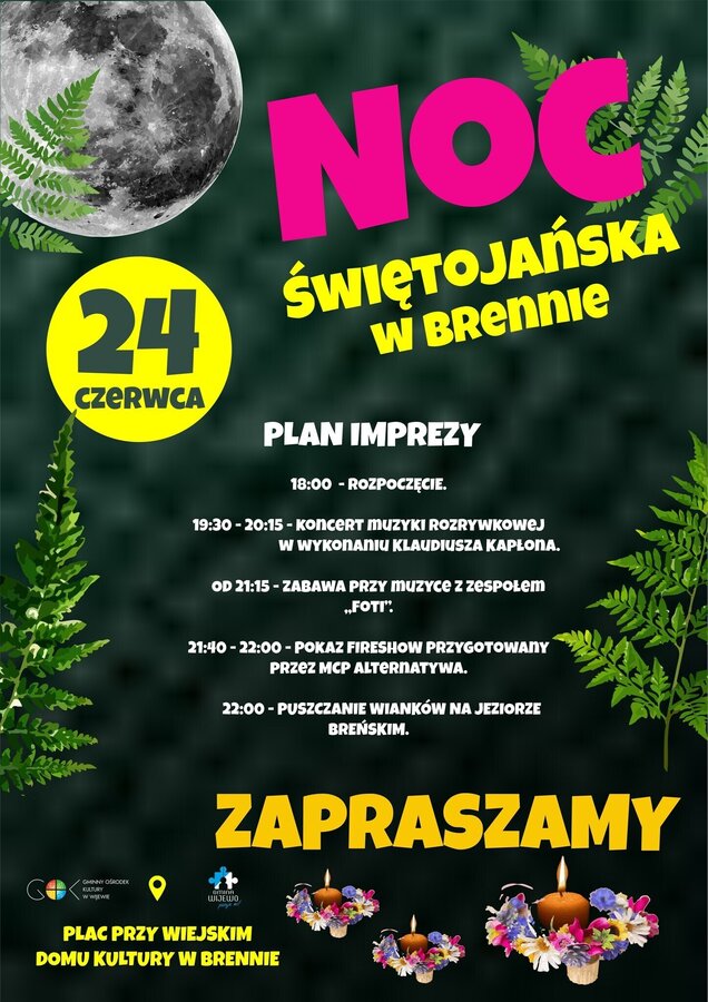 plakat noc świętojańska