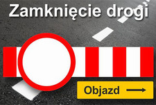 Zamknięcie drogi Brenno-Miastko