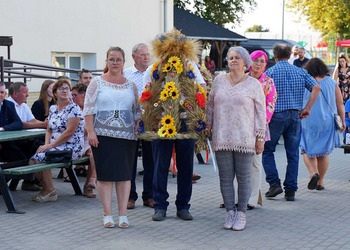 Zdjęcie przedstawia uczestników Dożynek Gminnych w Wijewie