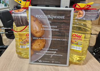 zdjęcie przedstwia podziękowania za udział