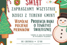 8.12.2023 r, godzina 17:00 - wspólne pieczenie pierniczków 