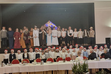 SPOTKANIE WIGILIJNE W KLUBIE SENIORA W GMINIE WIJEWO