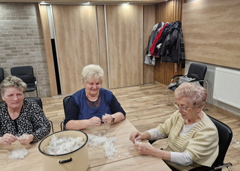 Zdjęcie przedstawia uczestników Klubu Seniora