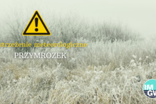 Ostrzeżenie meteorologiczne - przymrozki