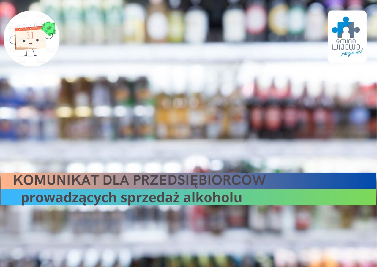 kumunikat o sprzedaży alkoholu