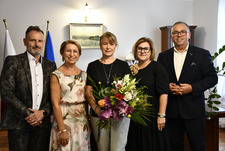 Pożegnanie Dyrektor szkoły im. Króla Stanisława Leszczyńskiego w Wijewie 