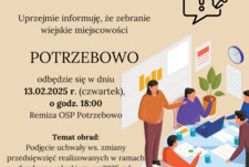 Zebranie wiejskie Potrzebowo