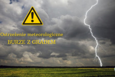 Ostrzeżenie meteorologiczne - burze