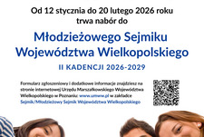 Nabór do Młodzieżowego Sejmiku Województwa Wielkopolskiego