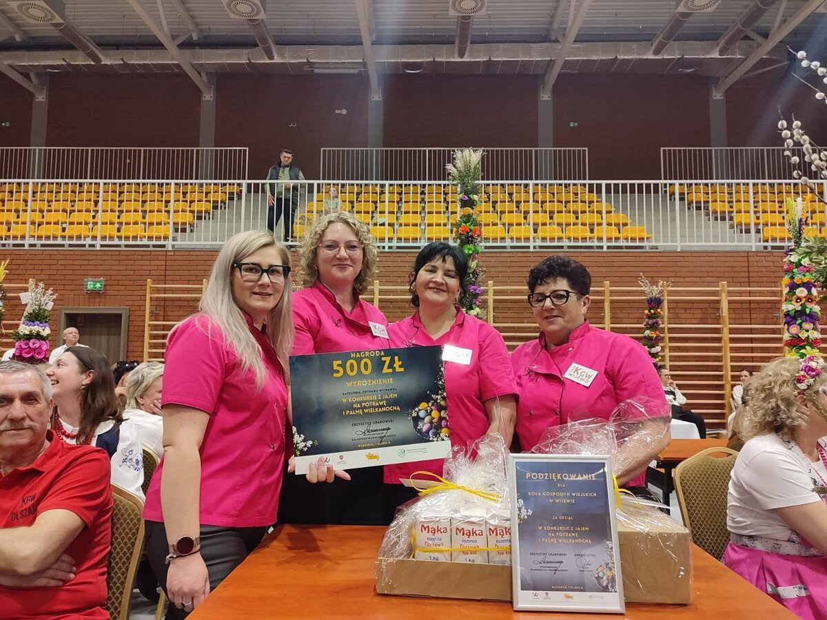 Zdjęcie przedstawia KGW Wijewo z wyróżnieniem 