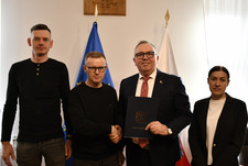 Podpisanie umowy z Klubem Tenisa Stołowego